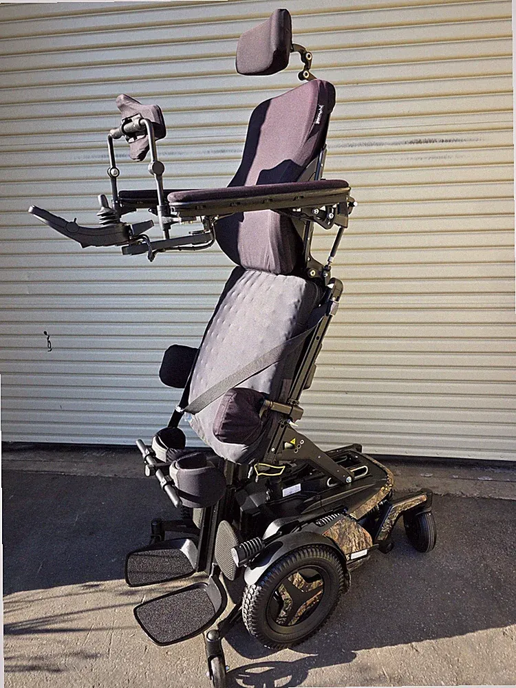 Permobil F5 VS V2 Verical Stander 14" Seat Lift,Recline,Tilt,Leg, 7.5MPH LIGHTS